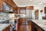 All stainless steel appliances 